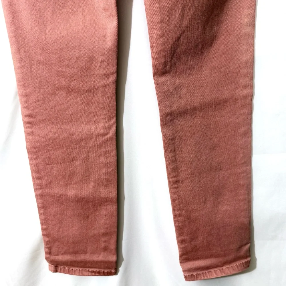 Listicle Skinny Acid Wash High Rise Jeans W/ Star Shape Fray Patches Size Small